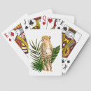Buscar animal salvaje barajas de cartas Acuarela