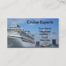 Buscar barco cruceros de tarjetas de visita Océano