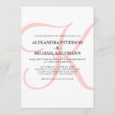 Buscar monograma moderno invitaciones Para todos