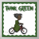 Buscar piense el verde posters Reutilización