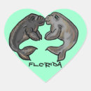 Buscar la florida corazon pegatinas Playa
