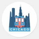 Buscar perfil redondas pegatinas Chicago
