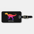 Buscar dino etiquetas para maletas T rex