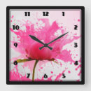 Buscar pinturas abstractas relojes de pared Flor