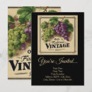 Buscar vino y uvas invitaciones Bodega