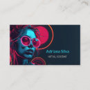 Buscar futuristas tarjetas de visita Elegante