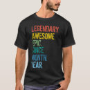 Buscar cumpleaños por mes camisetas Para todos