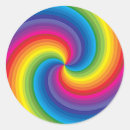 Buscar espiral pegatinas Arco iris