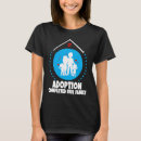 Buscar símbolo de la adopción camisetas Familia