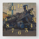 Buscar pista del tren relojes de pared Viaje en tren