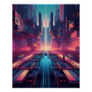 Buscar cyberpunk arte Ciudad futurista