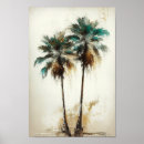 Buscar palmeras arte Vintage
