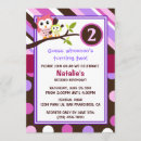 Buscar búhos lindos invitaciones Pájaros