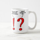 Buscar signos de interrogación tazas Puntuación