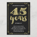 Buscar 45th birthday invitaciones Cuarenta y cinco años