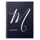 Buscar azul marino cuadernos Tipografía blanca