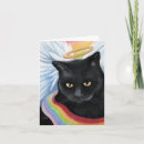 Buscar pintura del gato tarjetas Amante de los animales