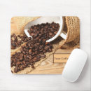 Buscar granos café de alfombrillas de raton Cafetería