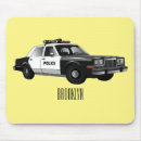 Buscar coche policía alfombrillas de raton Vehículo