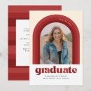 Buscar arco rojo invitaciones Clase de 2025