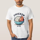 Buscar pollo y arroz camisetas Ejercicio