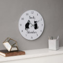 Buscar gatos negros relojes de pared Moderno