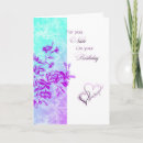 Buscar corazón violeta tarjetas Para ella