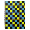 Buscar azul de neón libretas Geométrico