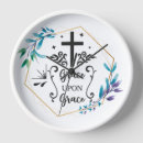 Buscar el salvador relojes de pared Cristiano