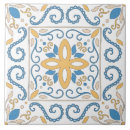 Buscar mediterráneo azulejos Floral