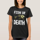 Buscar esqueleto de los pescados camisetas Muerte