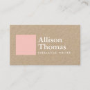 Buscar artesano tarjetas de visita Minimalista