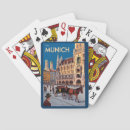 Buscar alemania barajas de cartas Viaje retro vintage