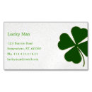 Buscar clover tarjetas de visita Afortunado