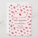 Buscar primer cumpleaños del invitaciones embarazada bebe Fresa