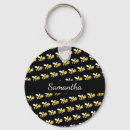 Buscar abeja dulce llaveros Amarillo