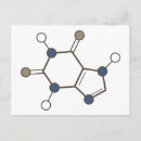 Buscar estructura molecular postales Molécula de café