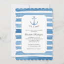 Buscar anclas invitaciones Azul
