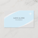 Buscar plata y turquesa tarjetas de visita Elegante