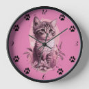 Buscar patas relojes de pared Gatito lindo