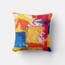 Buscar colores vibrantes cojines Azul