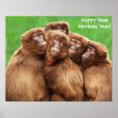 Buscar año del mono posters Adorable