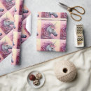 Buscar unicornio lindo papel de regalo Rosa
