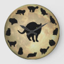 Buscar suerte relojes de pared Gato