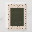 Buscar árbol verde invitaciones de navidad Vintage