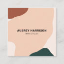 Buscar verde marrón tarjetas de visita Abstracto