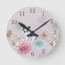 Buscar bulldog relojes de pared Flores