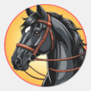 Buscar caballo negro pegatinas Animal
