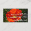 Buscar flores coloridas tarjetas de visita General y unisex