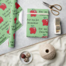 Buscar manzanas papel de regalo Profesores